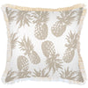 Cushion Cover-Coastal Fringe Natural-Journey Beige-35cm x 50cm