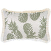Cushion Cover-Coastal Fringe-Pineapples Sage-45cm x 45cm