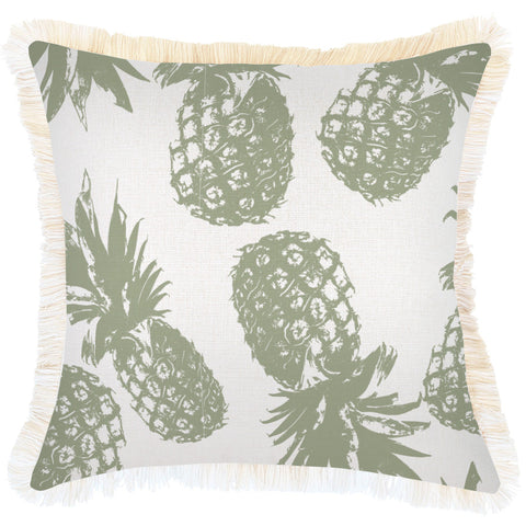 Cushion Cover-With Piping-Palm Trees Lagoon-60cm x 60cm