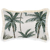 Cushion Cover-With Piping-Palm Trees Lagoon-60cm x 60cm