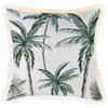 Cushion Cover-With Piping-Palm Trees Lagoon-60cm x 60cm