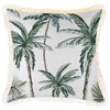 Cushion Cover-Coastal Fringe Natural-Pineapples Sage-35cm x 50cm