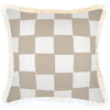 Cushion Cover-With Piping-Earth-Lines-Beige-45cm x 45cm