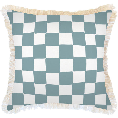 Cushion Cover-With Piping-Poolside Blue-45cm x 45cm