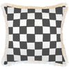 Cushion Cover-Coastal Fringe Natural-Positano Smoke-60cm x 60cm