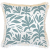 Cushion Cover-Coastal Fringe-Milan Blue-45cm x 45cm