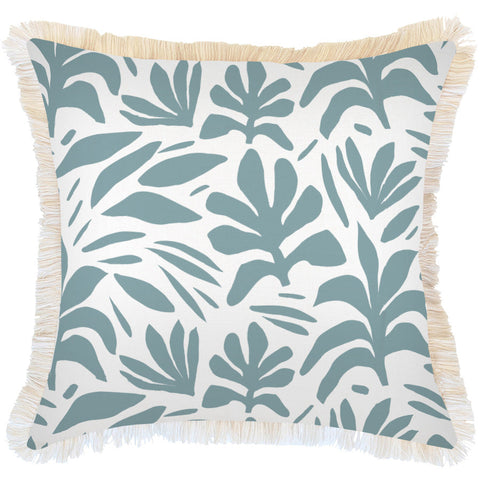 Cushion Cover-Coastal Fringe-Tahiti Blue-45cm x 45cm