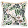 Cushion Cover-Coastal Fringe-Check Sage-60cm x 60cm