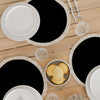 Round Placemat-Solid-Black-40cm