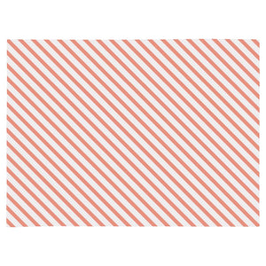 Placemat set of 4-Side Stripe Peach-46cm x 33cm