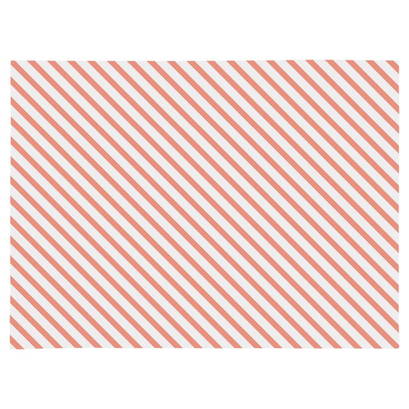 Placemat set of 4-Side Stripe Peach-46cm x 33cm
