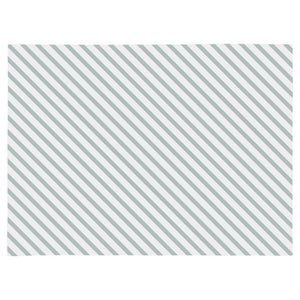 Placemat set of 4-Side Stripe Seafoam-46cm x 33cm
