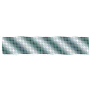 Table Runner-Side Stripe Teal-210cm x 40cm
