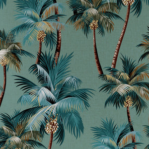Fabric by the Metre Palm Trees Lagoon454a7d81 2c3a 4cde 84c8 6fe61117343a