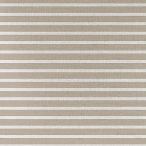 Cushion Cover-With Piping-Hampton Stripe Beige-60cm x 60cm