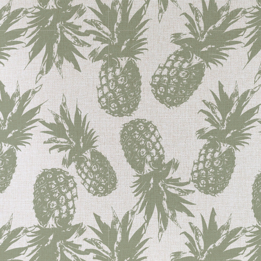 Cushion Cover-Coastal Fringe Natural-Pineapples Sage-35cm x 50cm