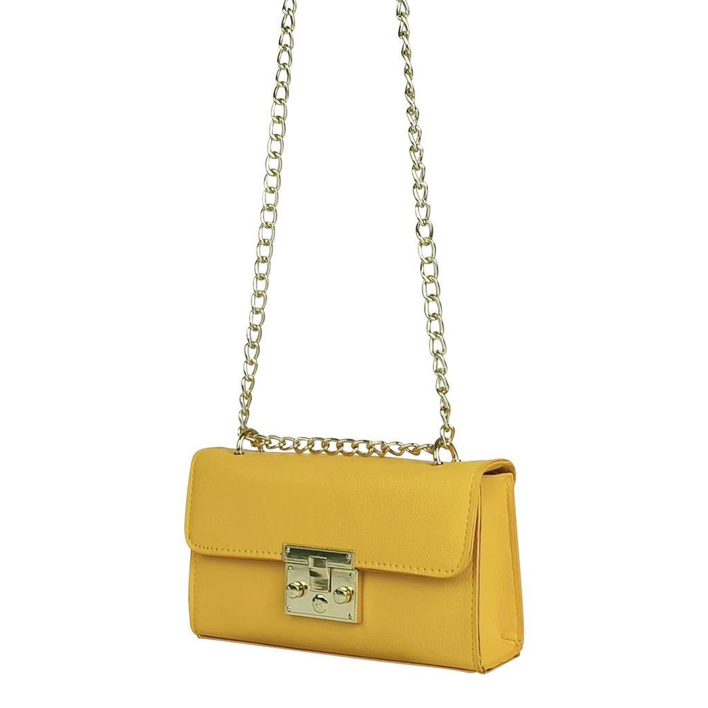 Rectangle Gold Chain Handbag