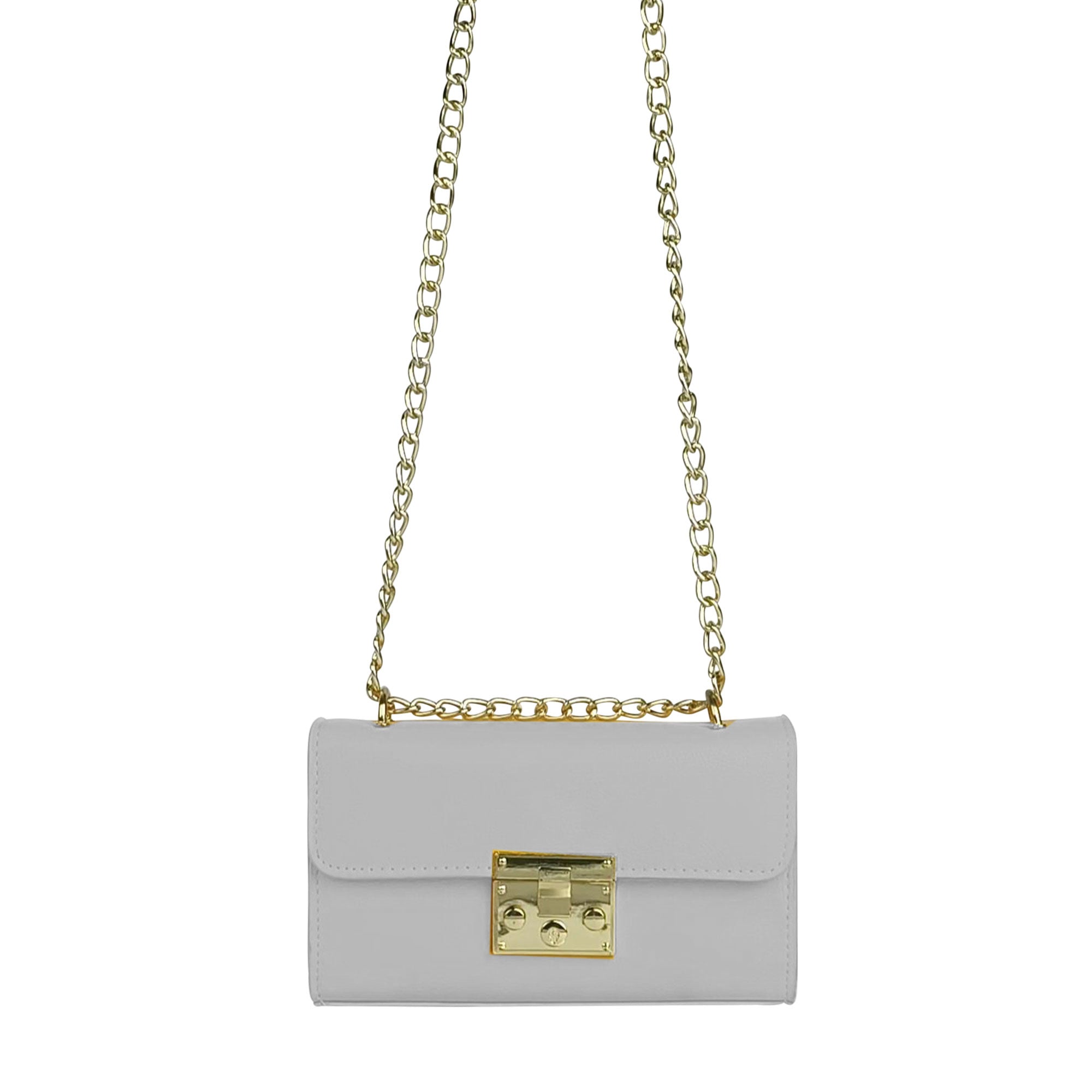 Rectangle Gold Chain Handbag
