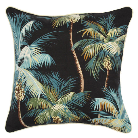 Cushion Cover-With Piping-Palm Trees Lagoon-60cm x 60cm