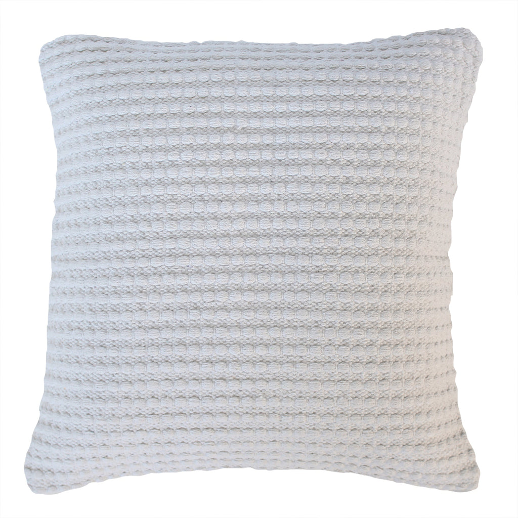 Boho Textured Cushion CoverGypsy White45cm x 45cmFront