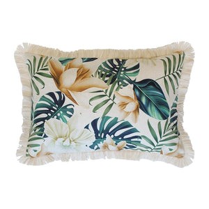 Cushion Cover-Coastal Fringe Natural-Cook Islands-35cm x 50cm