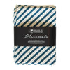 Placemat set of 4-Side Stripe Teal-46cm x 33cm