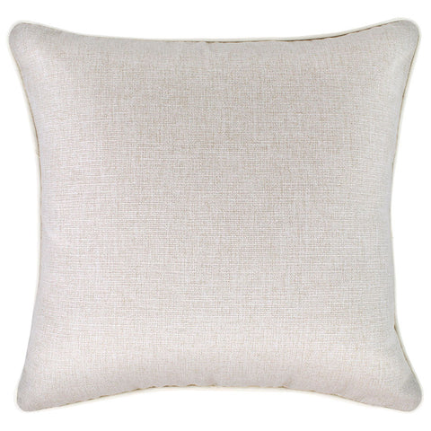 Cushion Cover-Coastal Fringe Natural-Peach-45cm x 45cm