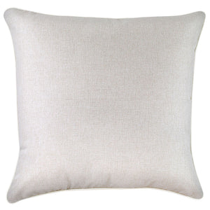 Cushion Cover-With Piping-Solid Natural-60cm x 60cm