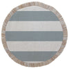 Cushion Cover-Coastal Fringe-Tall-Palms-Smoke-35cm x 50cm