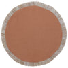 Placemat set of 4-Side Stripe Peach-46cm x 33cm