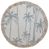 Cushion Cover-With Piping-Tall-Palms-Smoke-35cm x 50cm